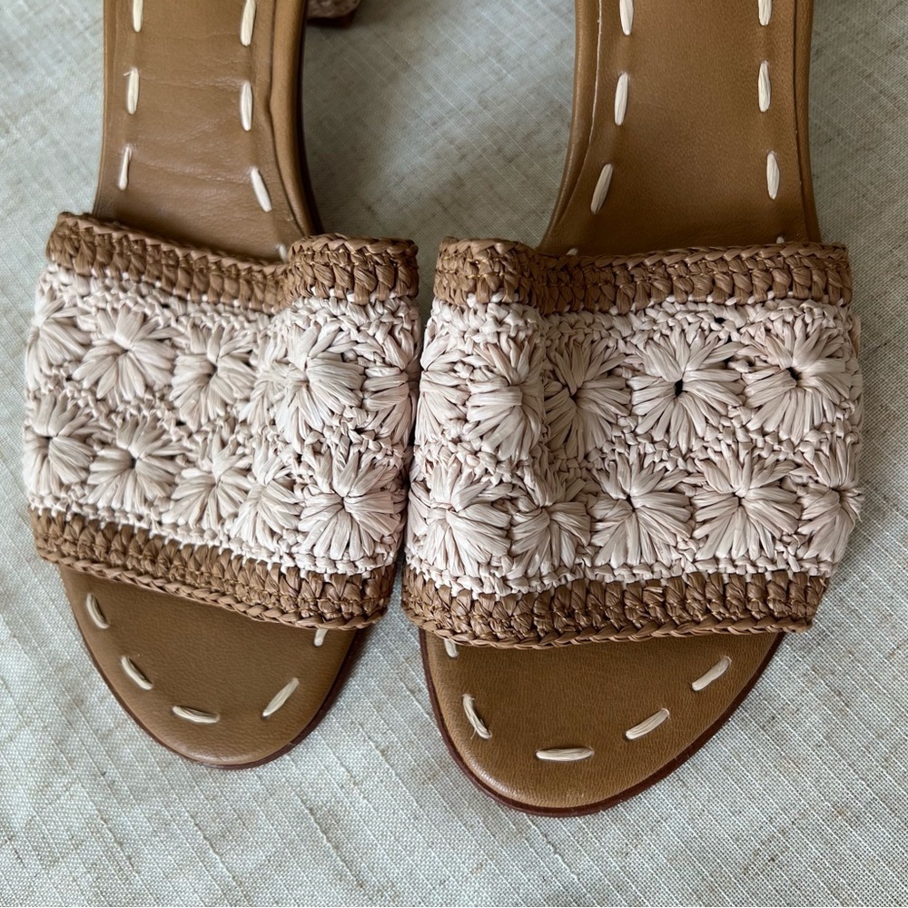 CARRIE FORBES Abdel Raffia Mules - Picture 8 of 14